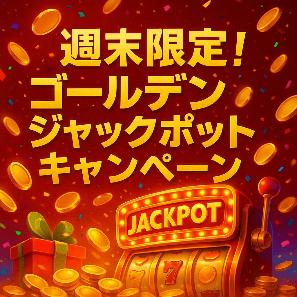 週末限定！ゴールデンジャックポットキャンペーン